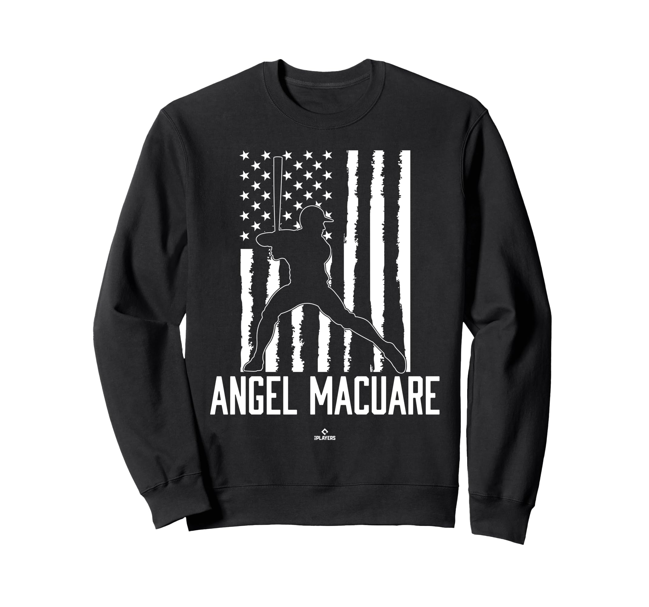 Distressed Flag Swing Angel Macuare Sweatshirt - Aesthetic Graphic Unisex - T-Shirt, Sweatshirt, Hoodie