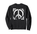 60S 70S Peace Love And Groovy Sweatshirt - Fun Novelty Design for Adults - T-Shirt, Sweatshirt, Hoodie