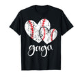Baseball Gaga Heart Ball Funny Proud T-Shirt - Unique Graphic for Adults - T-Shirt, Sweatshirt, Hoodie