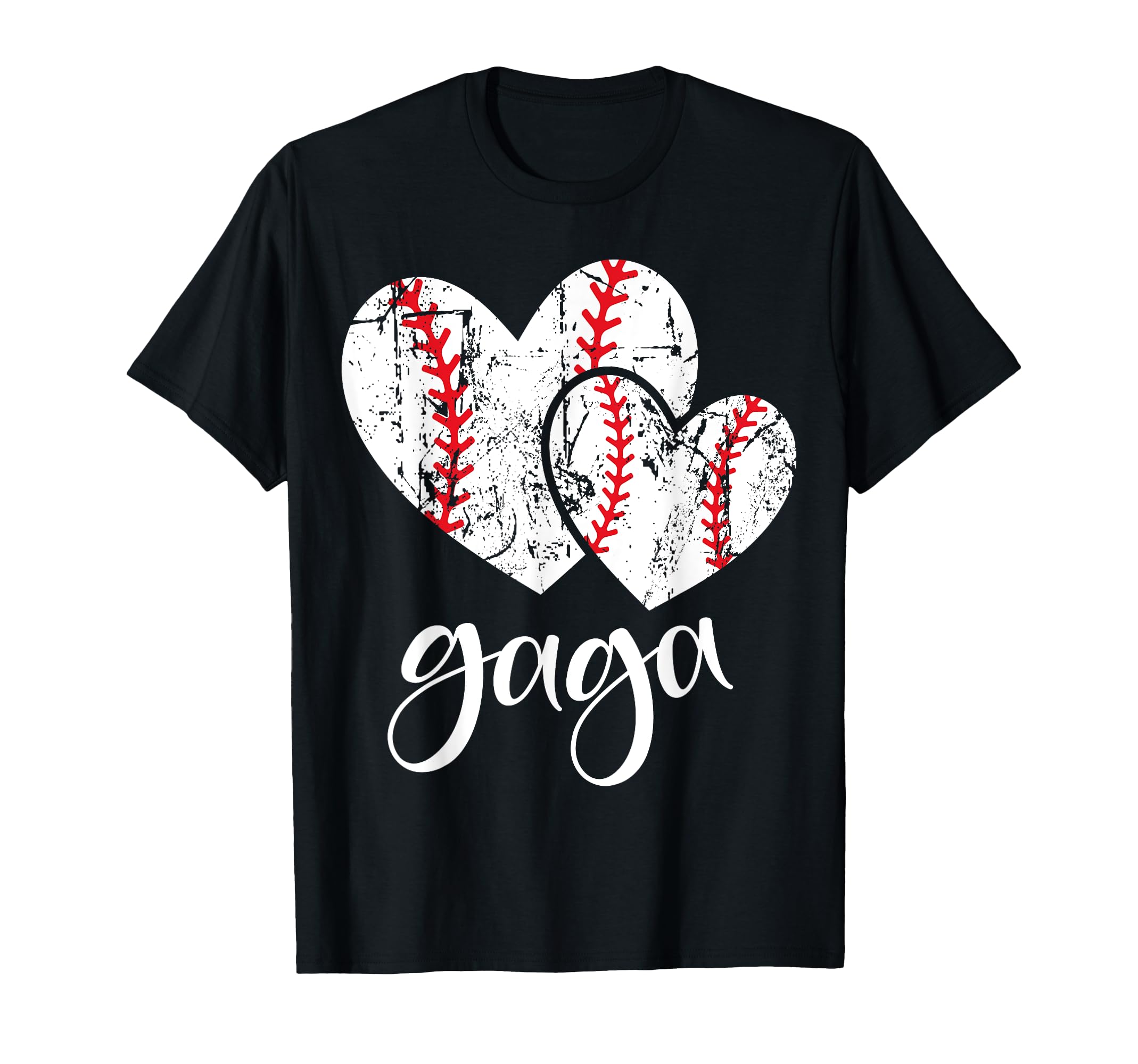 Baseball Gaga Heart Ball Funny Proud T-Shirt - Unique Graphic for Adults - T-Shirt, Sweatshirt, Hoodie