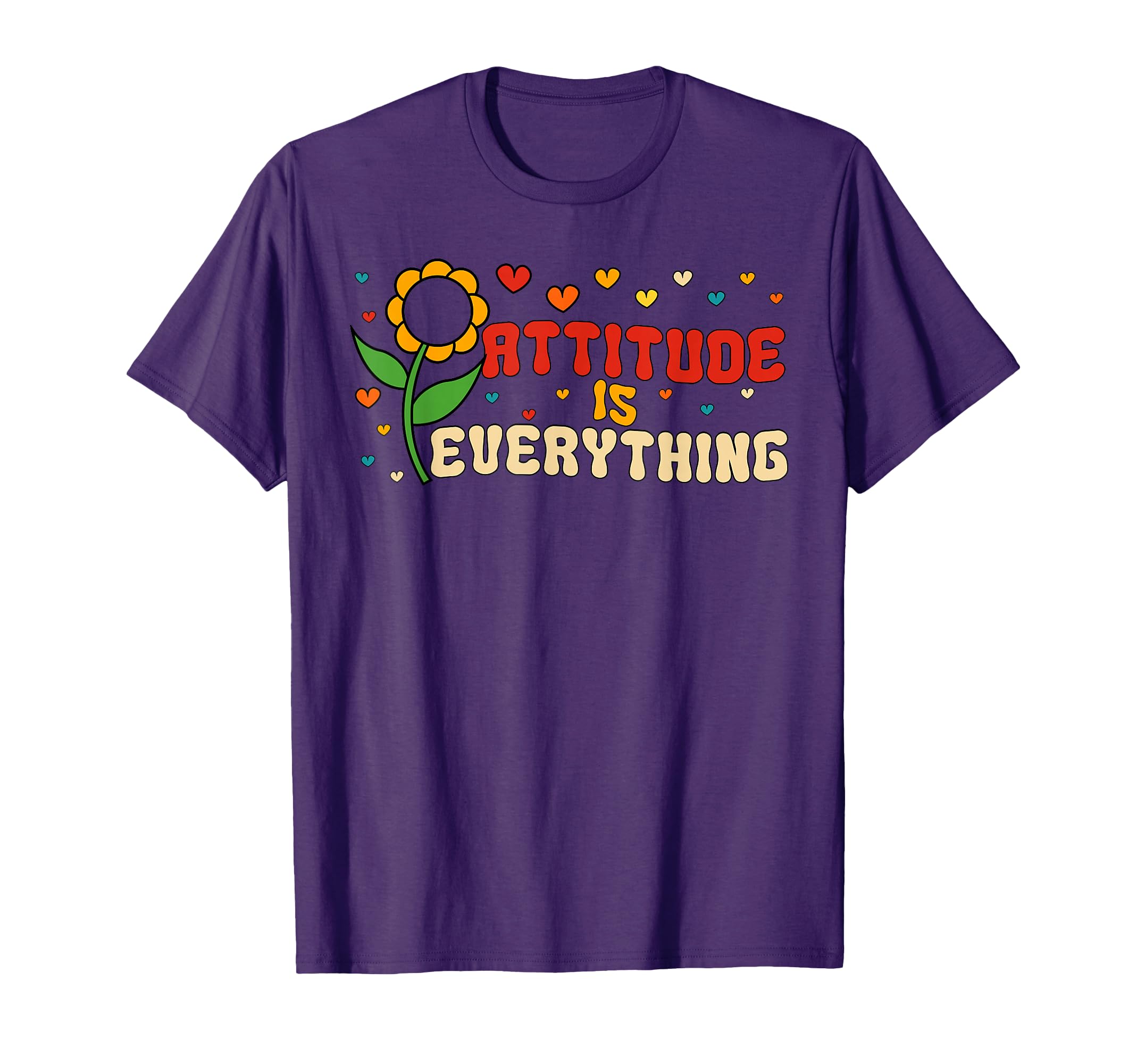 Attitude Is Everything Groovy T-Shirt - Casual Everyday Wear Men Women - T-Shirt, Sweatshirt, Hoodie