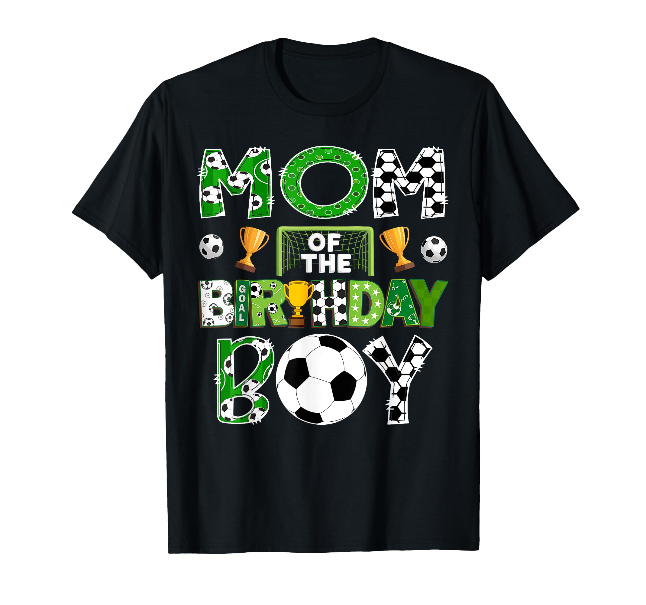 Mom Birthday Soccer Player Game Day T-Shirt - Graphic Print for Adults - T-Shirt, Sweatshirt, Hoodie