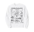 Cinematography Movie Film Camera Sweatshirt - Minimalist Print for Adults - T-Shirt, Sweatshirt, Hoodie