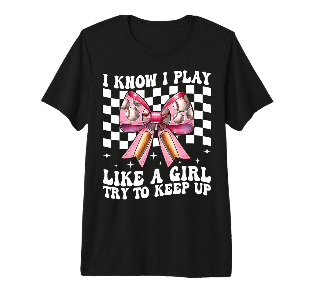 Baseball Mom Mama Coquette I Know T-Shirt - Fun Novelty Design for Adults - T-Shirt, Sweatshirt, Hoodie