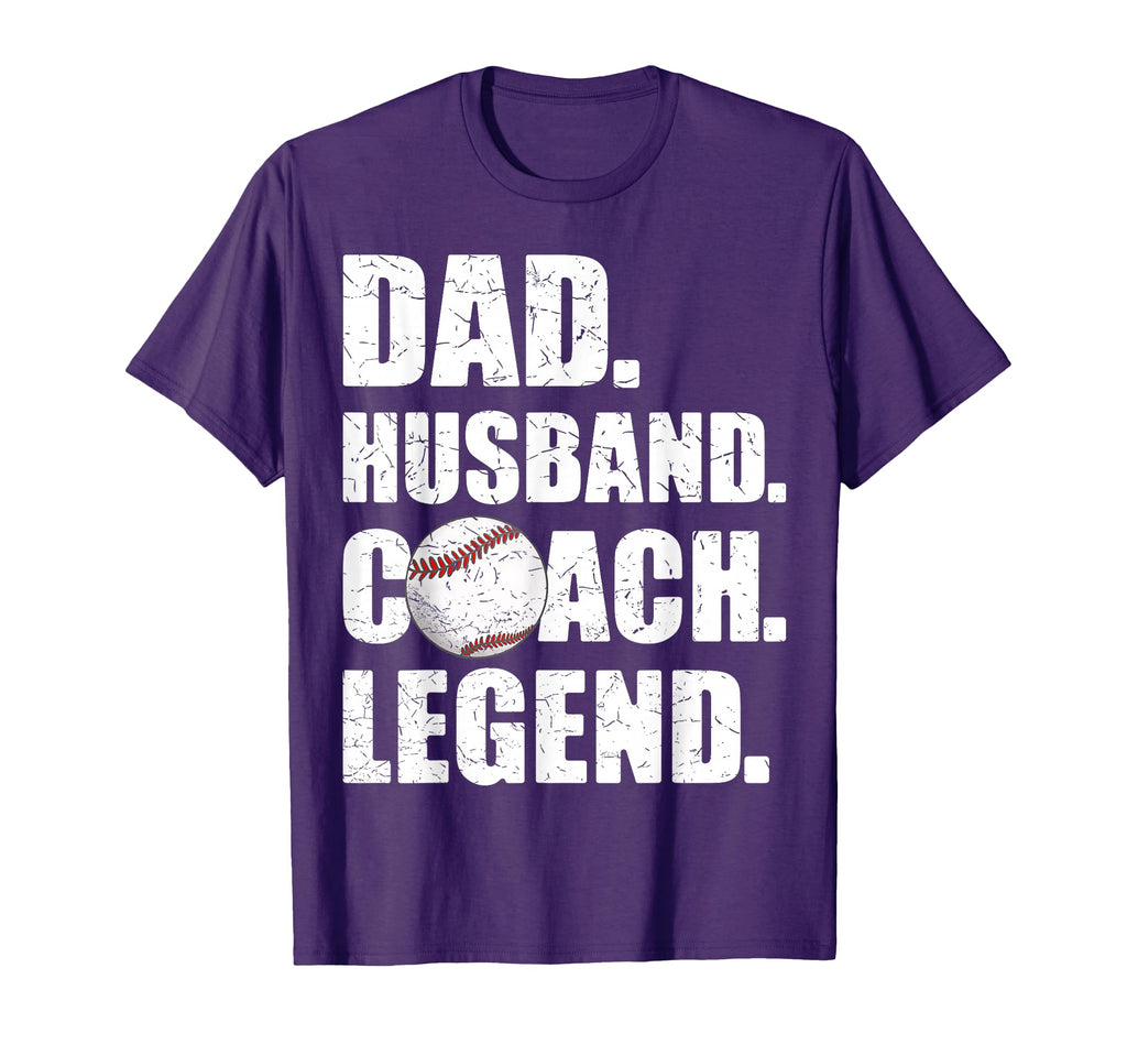 Dad Husband Coach Legend Father Papa T-Shirt - Graphic Print Men Women - T-Shirt, Sweatshirt, Hoodie