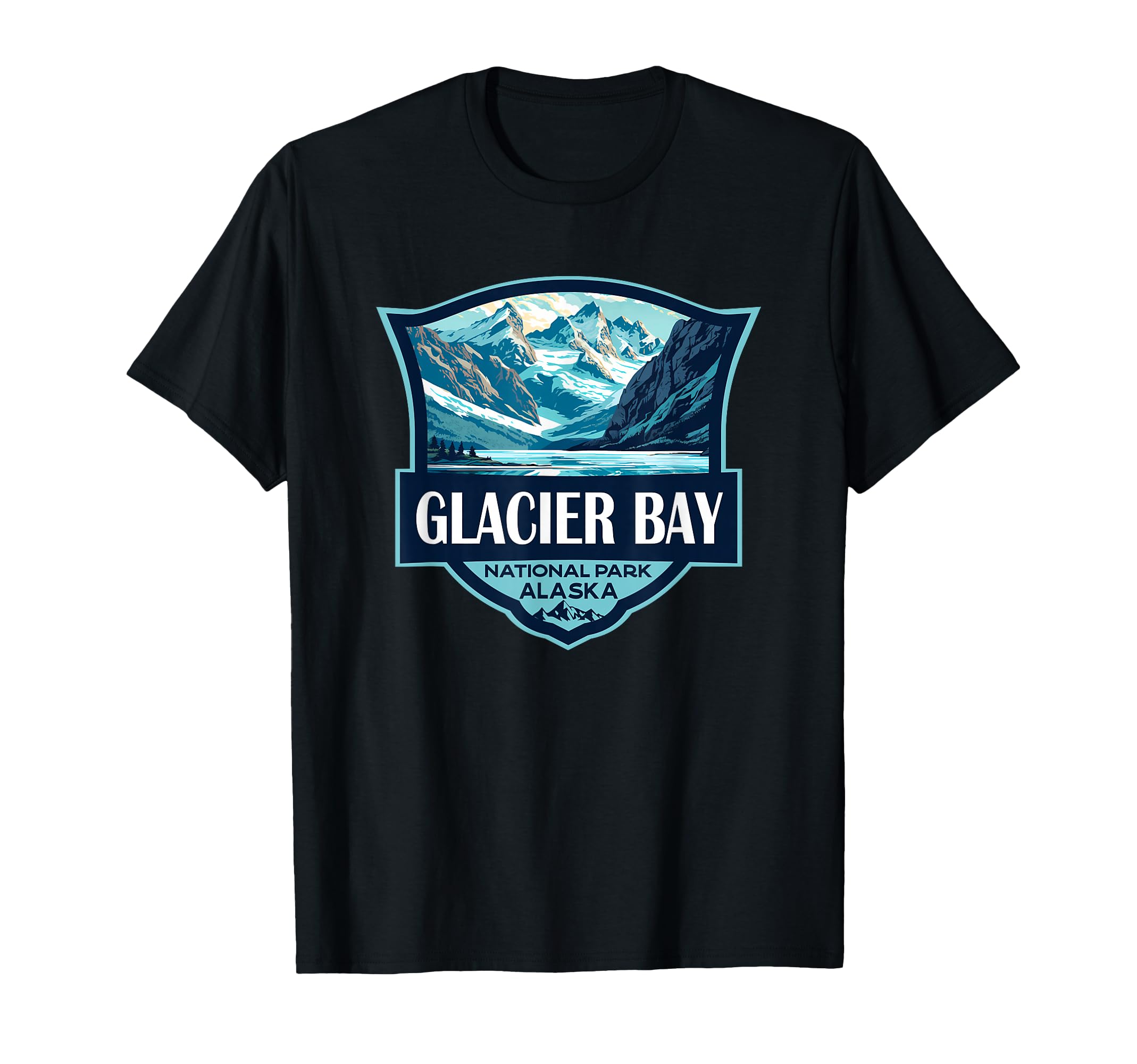 Glacier Bay National Park T-Shirt - Fun Novelty Design for Adults - T-Shirt, Sweatshirt, Hoodie