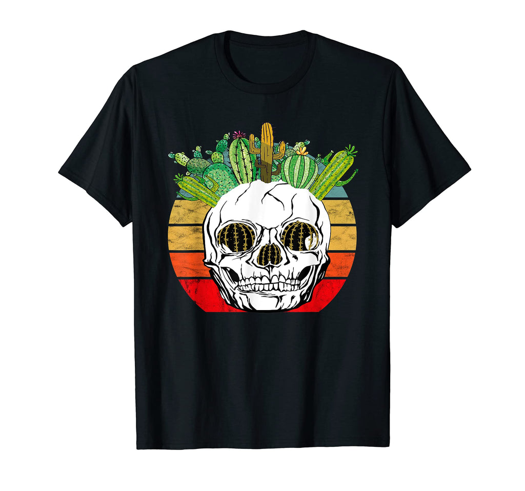 Skull Cactus Succulent Cacti T-Shirt - Casual Everyday Wear for Adults - T-Shirt, Sweatshirt, Hoodie