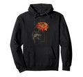 Japanese Chrysanthemum Flower Soft Hoodie - Minimalist Print Men Women - T-Shirt, Sweatshirt, Hoodie