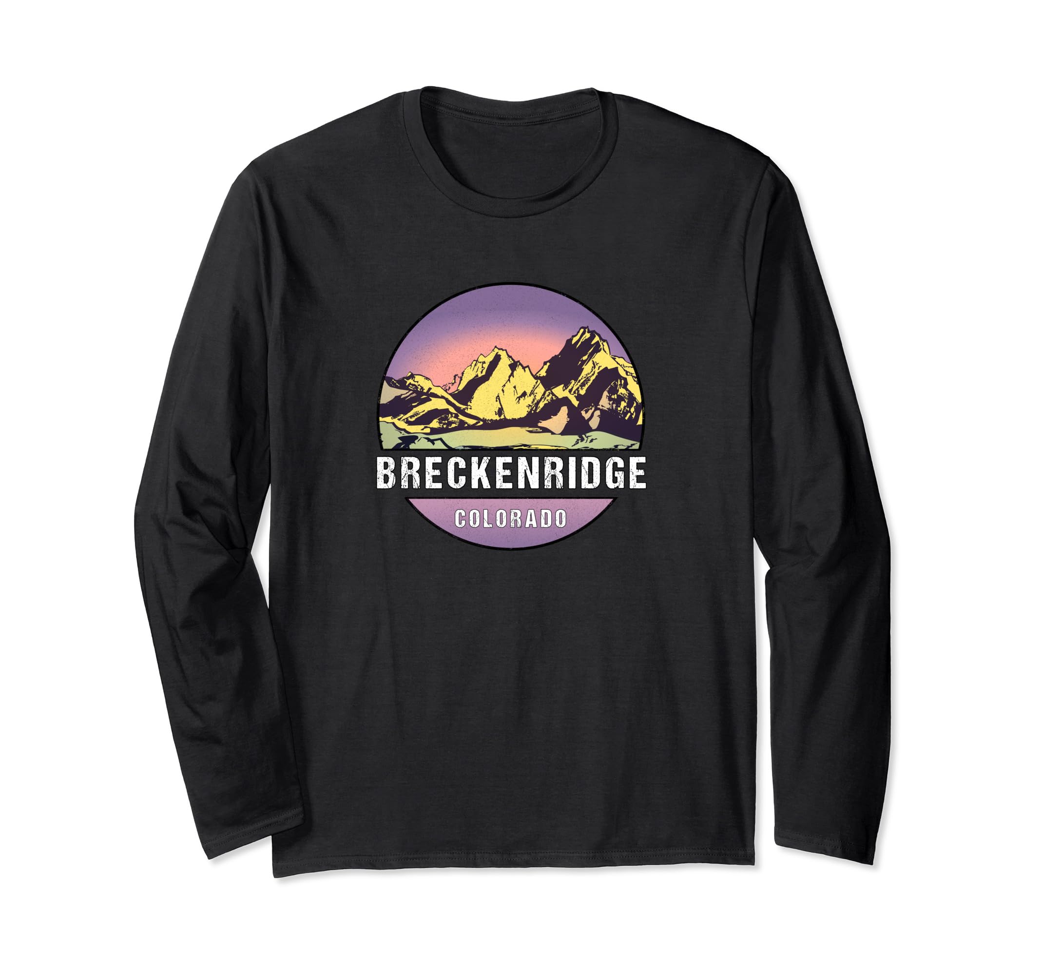 Breckenridge Colorado Distressed T-Shirt - Casual Everyday Wear Men Women - T-Shirt, Sweatshirt, Hoodie
