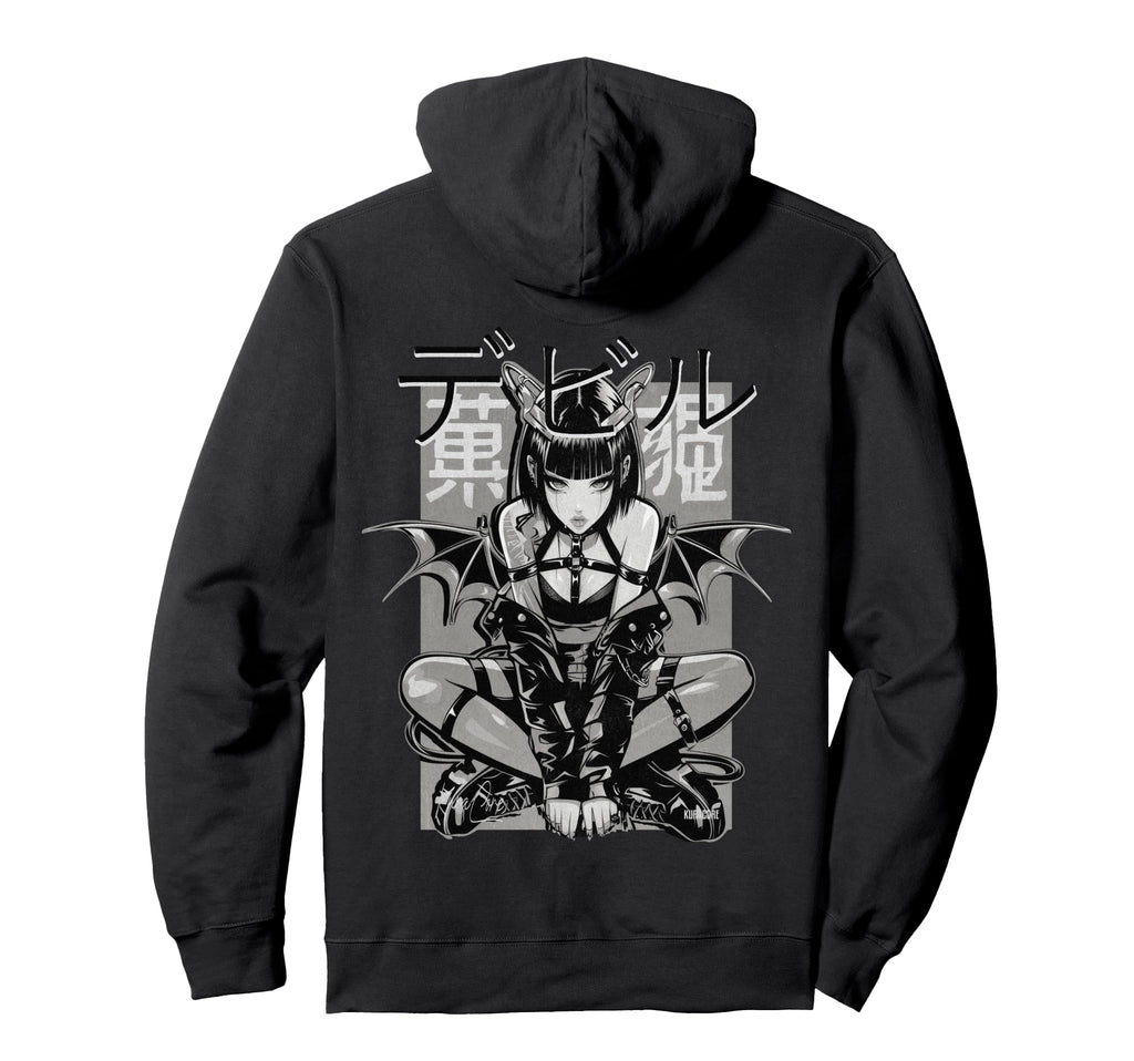 Back Japanese Streetwear Y2K Techwear Hoodie - Streetwear Style Men Women - T-Shirt, Sweatshirt, Hoodie