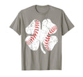 Baseball Shamrock Funny St Patricks Day T-Shirt - Streetwear Style Unisex - T-Shirt, Sweatshirt, Hoodie