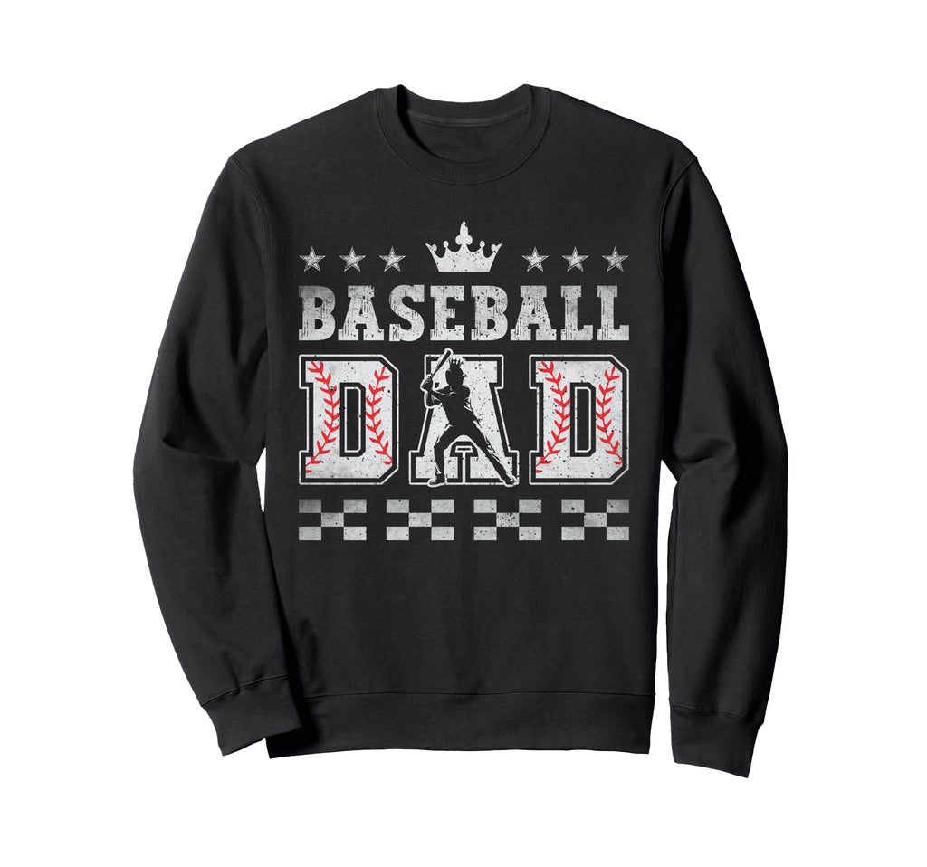 Baseball Dad Fathers Day Baseball Sweatshirt - Aesthetic Graphic Unisex - T-Shirt, Sweatshirt, Hoodie