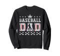 Baseball Dad Fathers Day Baseball Sweatshirt - Aesthetic Graphic Unisex - T-Shirt, Sweatshirt, Hoodie
