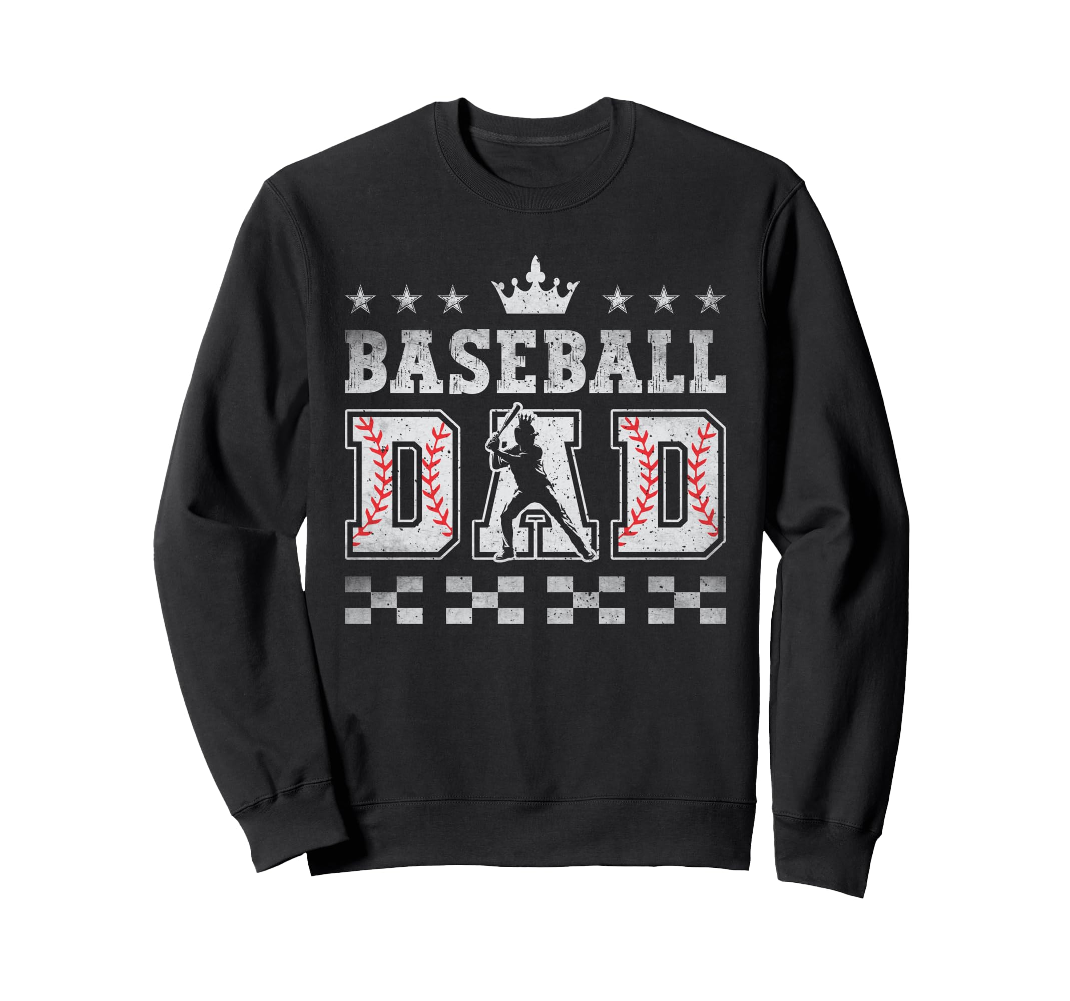 Baseball Dad Fathers Day Baseball Sweatshirt - Aesthetic Graphic Unisex - T-Shirt, Sweatshirt, Hoodie