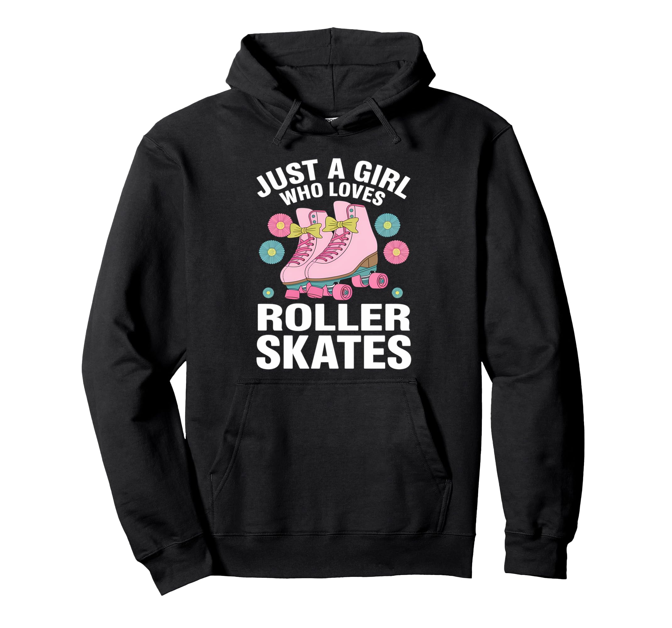 Just Who Loves Roller Skating 70S 90S Hoodie - Fun Novelty Design Unisex - T-Shirt, Sweatshirt, Hoodie