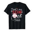 Thats My Son Out There Baseball Mom T-Shirt - Minimalist Print for Adults - T-Shirt, Sweatshirt, Hoodie