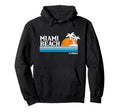 Miami Beach Usa Tropical Vacation 80S Hoodie - Unique Graphic for Adults - T-Shirt, Sweatshirt, Hoodie