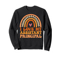 I Love My Assistant Principal Groovy Sweatshirt - Trendy Graphic Men Women - T-Shirt, Sweatshirt, Hoodie