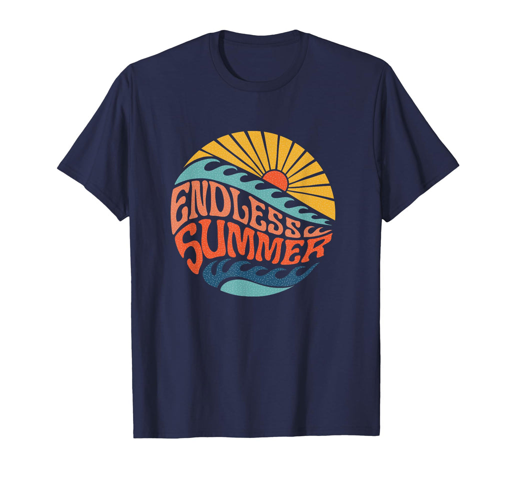 Endless Summer Sixties Surf Beach 60S 70S T-Shirt - Trendy Graphic Unisex - T-Shirt, Sweatshirt, Hoodie