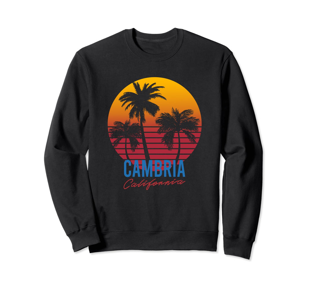 Cambria California Palm Trees Sweatshirt - Minimalist Print Men Women - T-Shirt, Sweatshirt, Hoodie