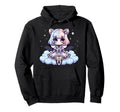 Kawaii Pastel Goth Creepy Anime Moon Hoodie - Aesthetic Graphic for Adults - T-Shirt, Sweatshirt, Hoodie
