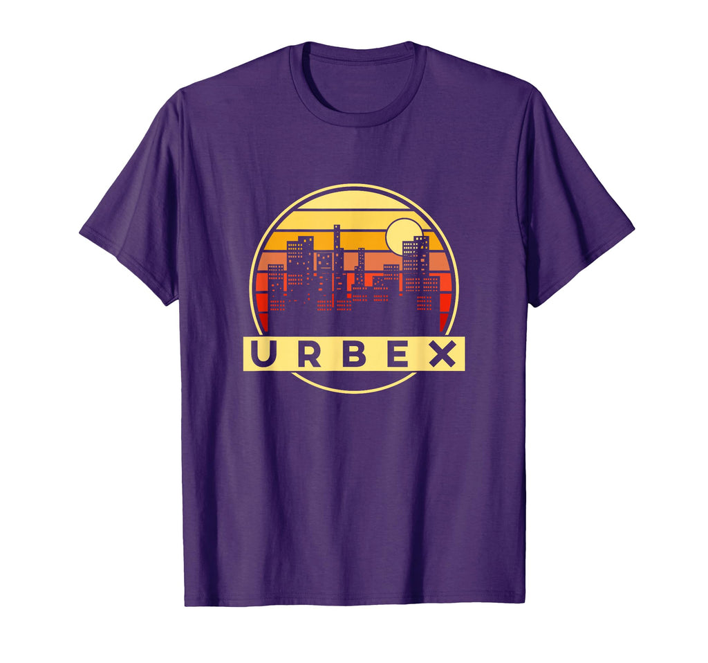 Urban Exploration Abandoned City Sunset T-Shirt - Graphic Print Men Women - T-Shirt, Sweatshirt, Hoodie