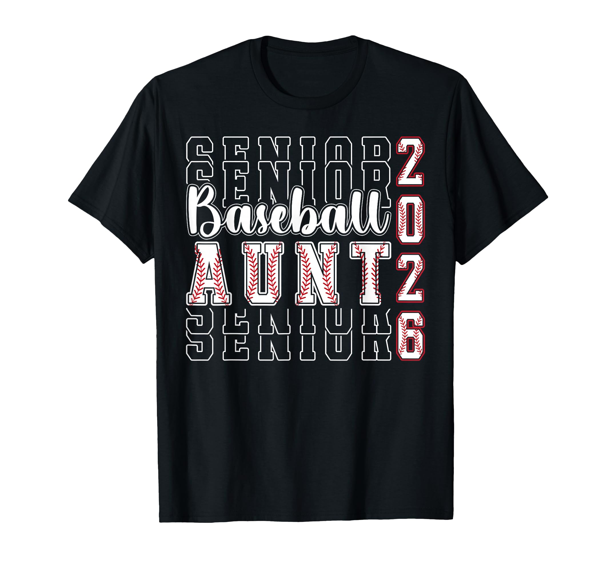 Baseball Senior Aunt Senior T-Shirt - Casual Everyday Wear for Adults - T-Shirt, Sweatshirt, Hoodie
