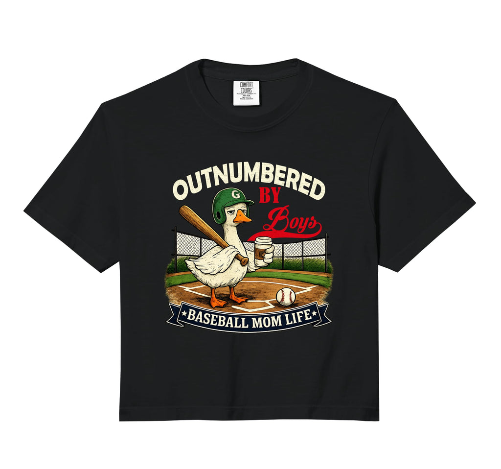 Mom Goose Mothers Day Outnumbered T-Shirt - Novelty Apparel Unisex - T-Shirt, Sweatshirt, Hoodie