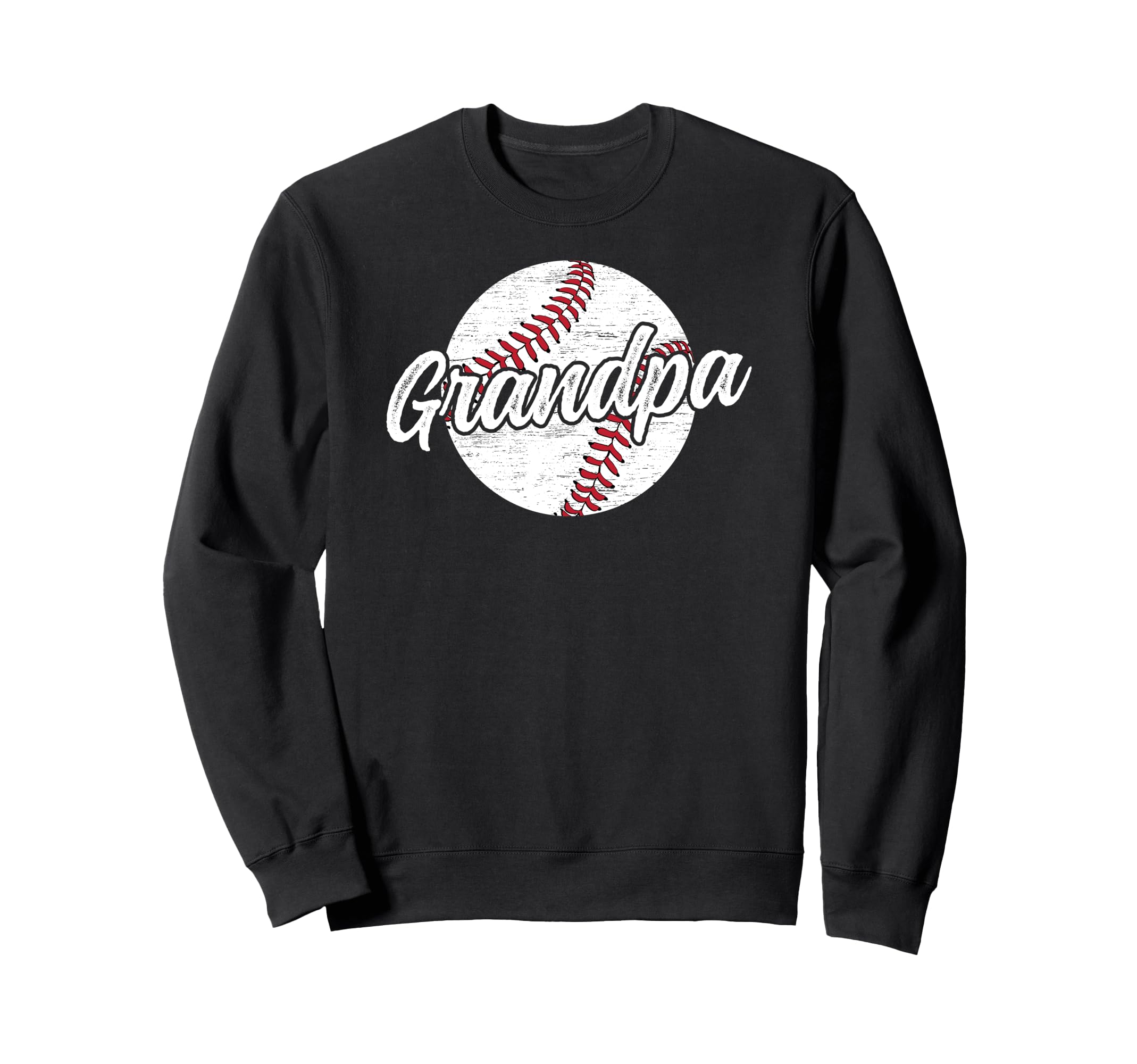Grandpa Baseball Player Grandfather Sweatshirt - Minimalist Print Unisex - T-Shirt, Sweatshirt, Hoodie