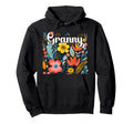 Granny Grandma From Grandkids Floral Hoodie - Custom Art Print for Adults - T-Shirt, Sweatshirt, Hoodie