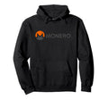 Monero Logo And Text Distressed Hoodie - Graphic Print Men Women - T-Shirt, Sweatshirt, Hoodie