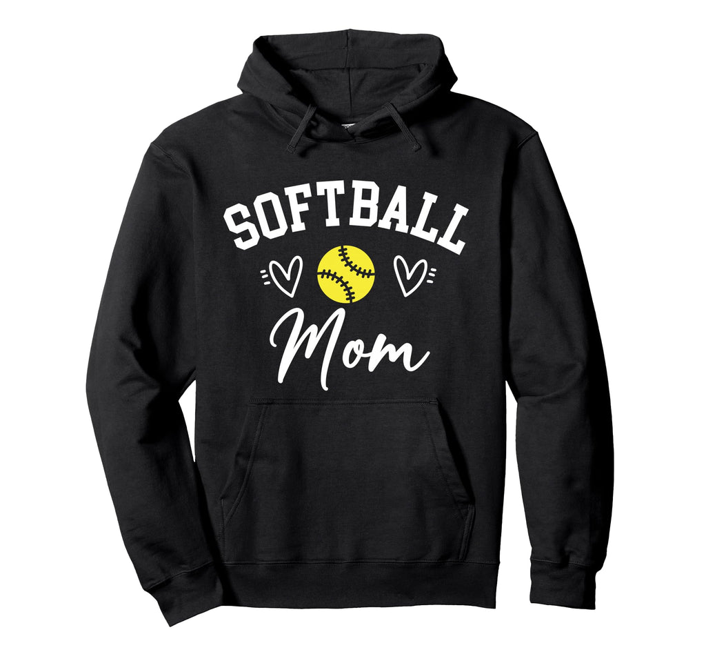 Softball Mom Game Day Outfit Hoodie - Novelty Apparel Unisex - T-Shirt, Sweatshirt, Hoodie