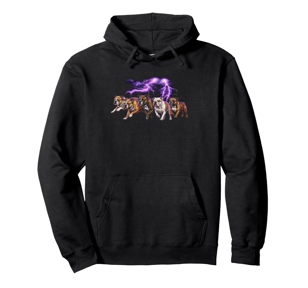 Bulldog 90S Dog Lover 80S Bulldog Owner Hoodie - Fun Novelty Design Unisex - T-Shirt, Sweatshirt, Hoodie