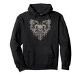 Y2K Skull Cross Goth Alt Grunge Hoodie - Minimalist Print for Adults - T-Shirt, Sweatshirt, Hoodie