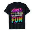 80S Typography Gradient Just Wanna Have T-Shirt - Graphic Print Men Women - T-Shirt, Sweatshirt, Hoodie