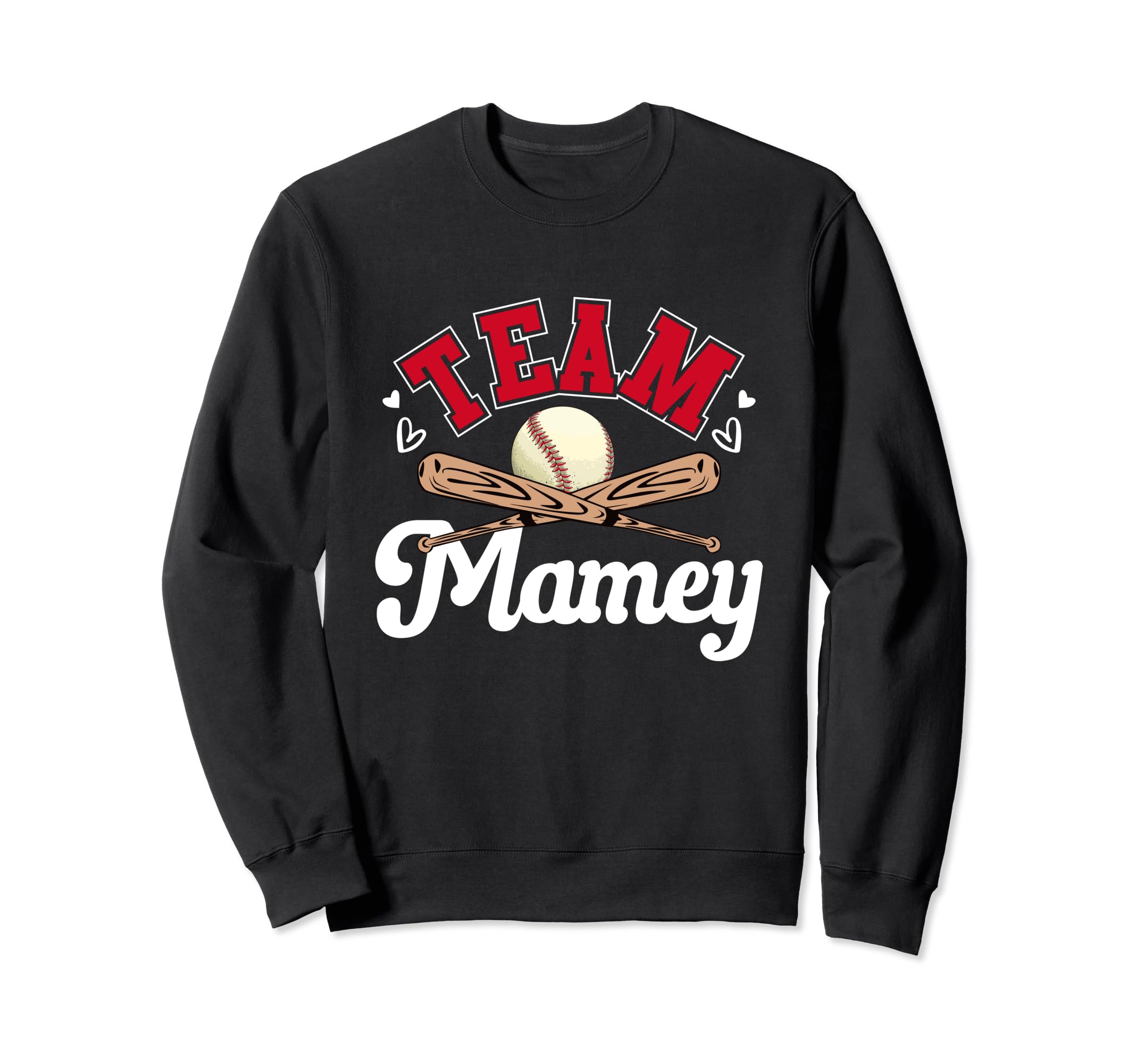 Team Mamey Mothers Day Baseball Sweatshirt - Aesthetic Graphic for Adults - T-Shirt, Sweatshirt, Hoodie