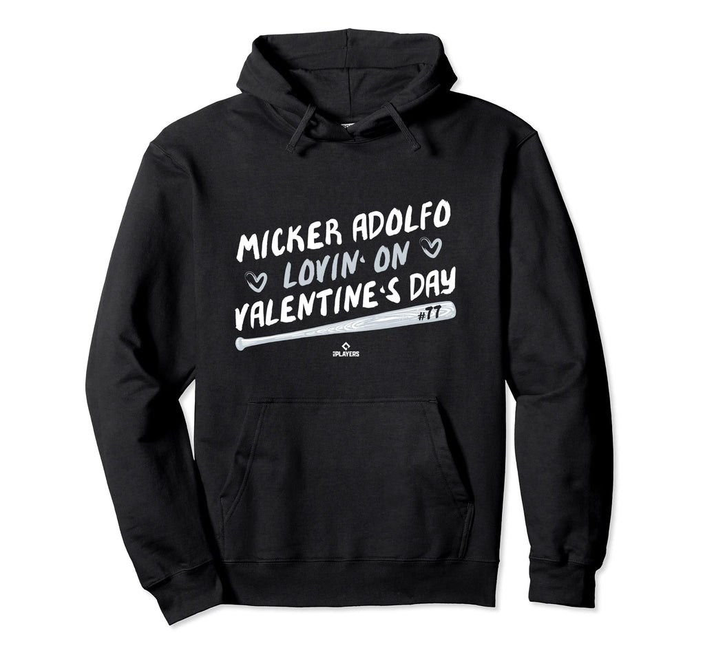Micker Adolfo Lovin Valentines Day Hoodie - Fun Novelty Design for Adults - T-Shirt, Sweatshirt, Hoodie