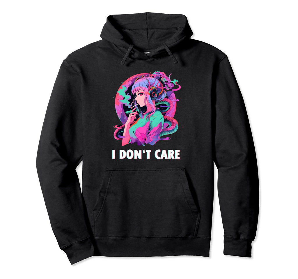 Aesthetic Vaporwave Sad Face Japanese Hoodie - Minimalist Print for Adults - T-Shirt, Sweatshirt, Hoodie