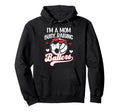 Im Mom Busy Raising Ballers Soccer Hoodie - Minimalist Print Unisex - T-Shirt, Sweatshirt, Hoodie