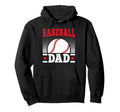 Baseball Dad Baseball Player Hoodie - Fun Novelty Design for Adults - T-Shirt, Sweatshirt, Hoodie