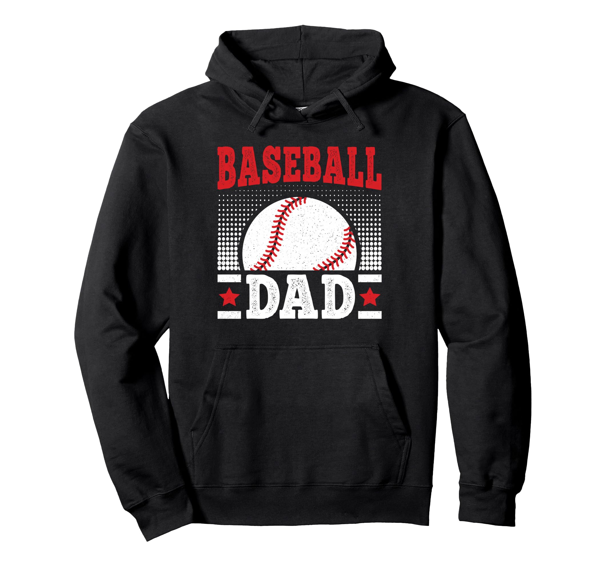 Baseball Dad Baseball Player Hoodie - Fun Novelty Design for Adults - T-Shirt, Sweatshirt, Hoodie