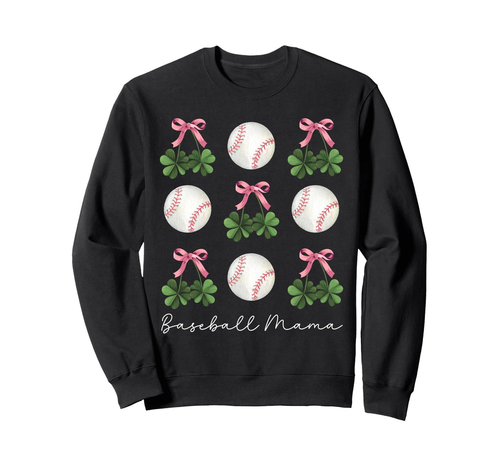 St Patricks Day Baseball Coquette Sweatshirt - Aesthetic Graphic Unisex - T-Shirt, Sweatshirt, Hoodie