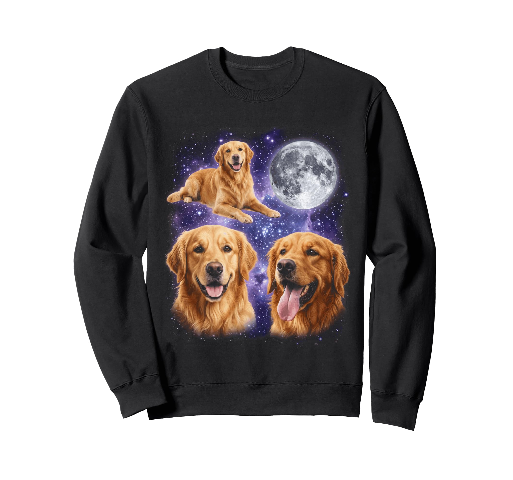 Golden Retriever Dog Owner Galaxy Sweatshirt - Streetwear Style Unisex - T-Shirt, Sweatshirt, Hoodie