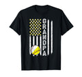 Grandpa American Flag Softball T-Shirt - Fun Novelty Design Men Women - T-Shirt, Sweatshirt, Hoodie