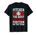 Baseball Pitcher Mom Funny Mom T-Shirt - Casual Everyday Wear for Adults - T-Shirt, Sweatshirt, Hoodie