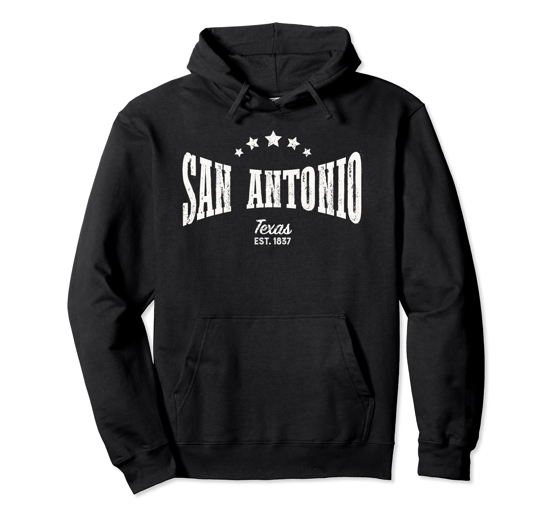 San Antonio Tx Distressed Home City Pride Hoodie - Novelty Apparel Unisex - T-Shirt, Sweatshirt, Hoodie
