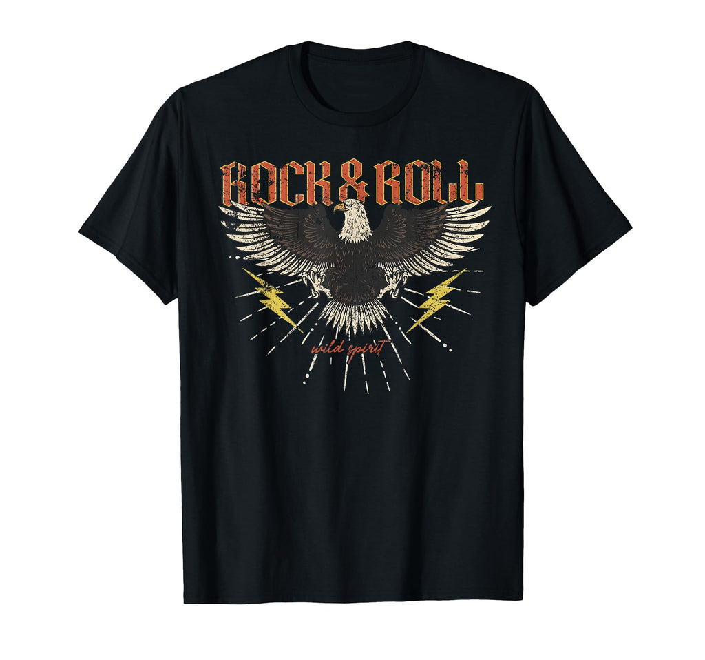 Rock And Roll Eagle Rock Music Freedom T-Shirt - Streetwear Style Men Women - T-Shirt, Sweatshirt, Hoodie