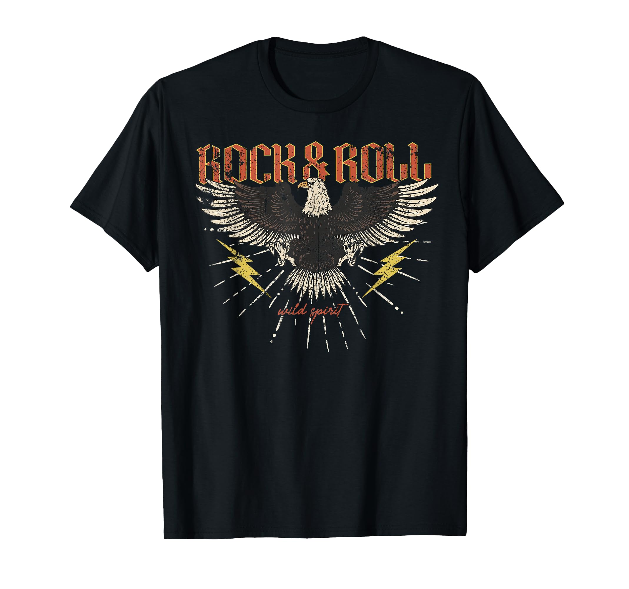 Rock And Roll Eagle Rock Music Freedom T-Shirt - Streetwear Style Men Women - T-Shirt, Sweatshirt, Hoodie