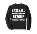 Baseball And My Beddie Mama Dog Sweatshirt - Minimalist Print Men Women - T-Shirt, Sweatshirt, Hoodie