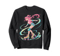 Japanese Anime Roller Skate Japan Sweatshirt - Novelty Apparel for Adults - T-Shirt, Sweatshirt, Hoodie